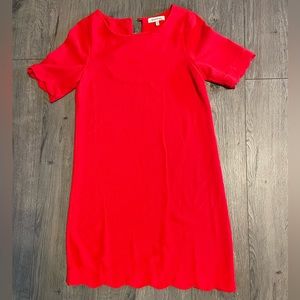 Monteau Textured Scalloped Dress Sz Small